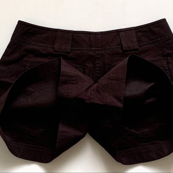W By Worth Short Shorts Mary Kate Root Beer Cargo Shorts Size 4 NWT - Picture 7 of 14